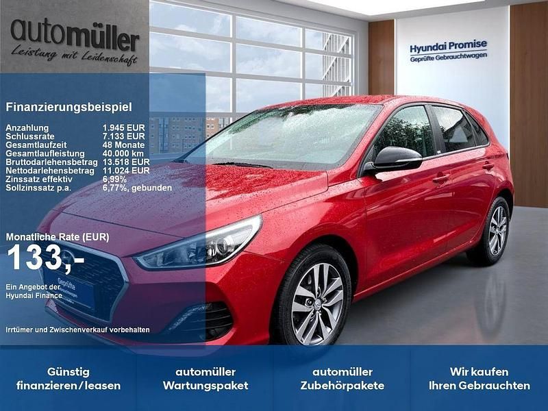 Rot Gebraucht 2019 Hyundai i30 YES! Limousine | 12.780 € (Fairer Preis) - Bild 1/4