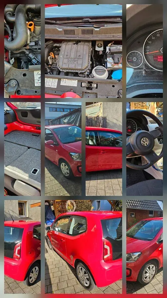 Usado VW up! move up! 75 HP (55 kW) 2011 Vermelho Citadino