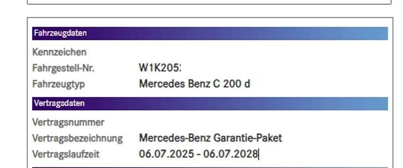 Gebraucht Mercedes C200 AMG line 160 PS (117 kW) 2020 Blau Kombi