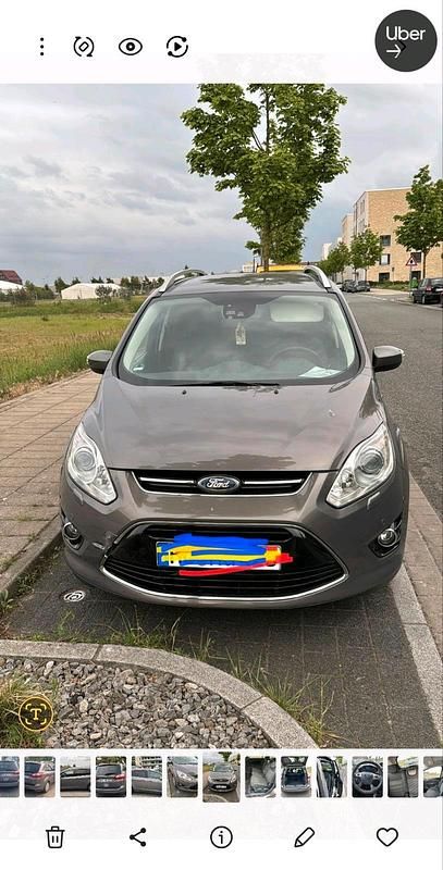 Grau Gebraucht 2014 Ford C-MAX Van / Kleinbus | 5.700 € (Fairer Preis) - Bild 1/4