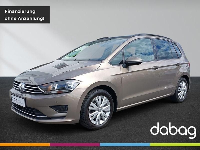 Gold Gebraucht 2017 VW Golf Sportsvan Comfortline Van / Kleinbus | 14.475 € (Fairer Preis) - Bild 1/4