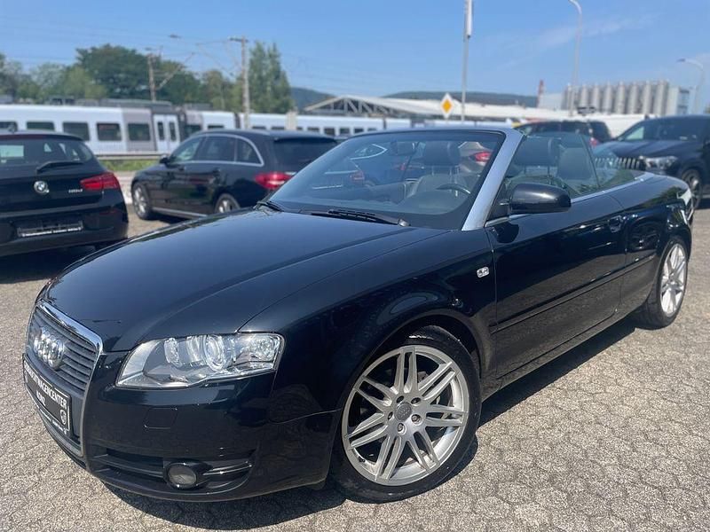 Schwarz Gebraucht 2008 Audi A4 Cabriolet S-Line Cabrio | 7.490 € (Fairer Preis) - Bild 1/4