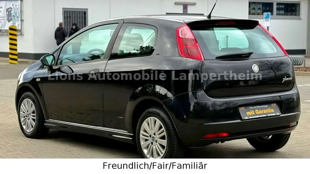Gebraucht Fiat Grande Punto Active 77 PS (56 kW) 2007 Schwarz Kleinwagen