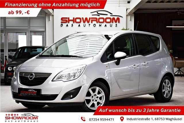 Silber Gebraucht 2010 Opel Meriva Edition Van / Kleinbus | 8.990 € (Teuer) - Bild 1/4