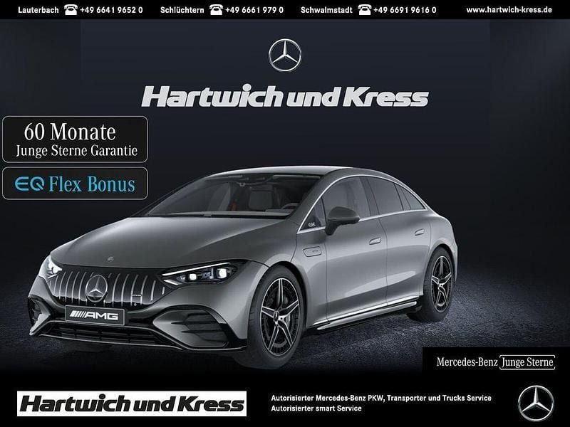 Selenitgrau lack Gebraucht 2024 Mercedes EQE AMG 43 AMG Limousine | 59.890 € (Superpreis) - Bild 1/4