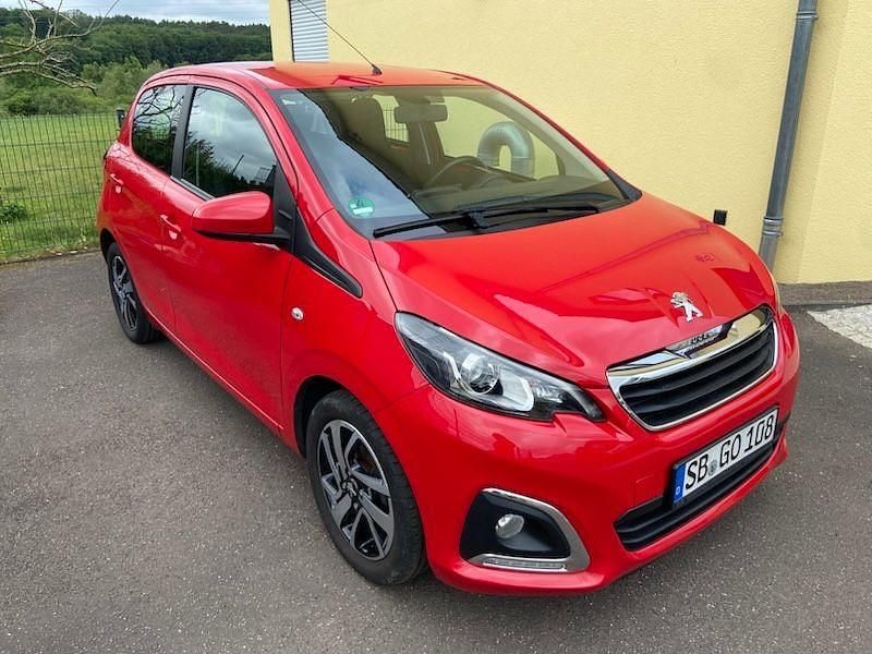 Rot Gebraucht 2016 Peugeot 108 Allure Kleinwagen | 6.790 € (Guter Preis) - Bild 1/4