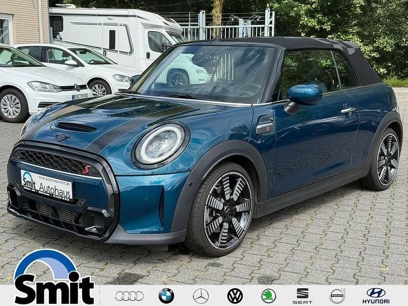 Deep laguna metallic Gebraucht 2021 Mini Cooper S Cabriolet Cabrio | 28.900 € (Fairer Preis) - Bild 1/4