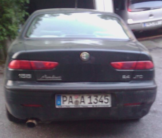 Gebraucht Alfa Romeo 156 185 PS (136 kW) 2001 Schwarz Limousine