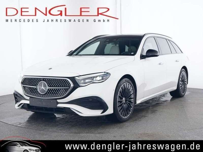 Polarweiss Gebraucht 2023 Mercedes E300 AMG Line Premium Plus Kombi | 63.990 € (Fairer Preis) - Bild 1/4