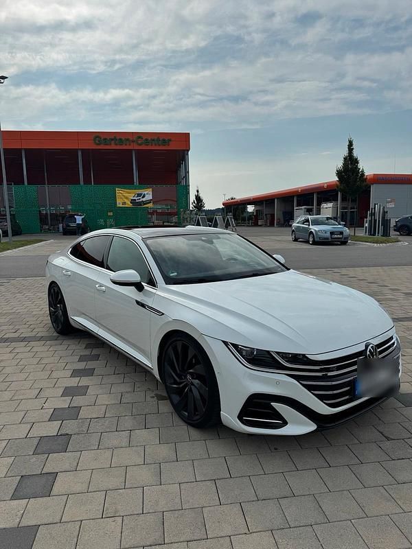 Gebraucht VW Arteon R-line 200 PS (147 kW) 2021 Weiß Limousine