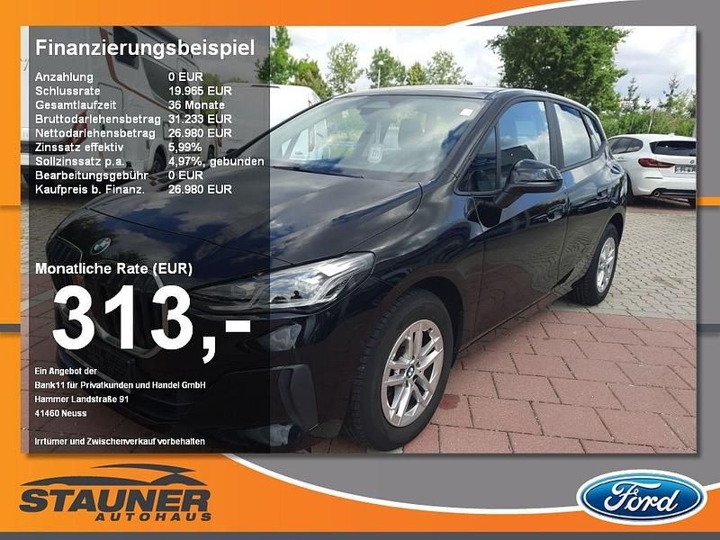 Schwarz ii Gebraucht 2024 BMW 218 Active Tourer Van / Kleinbus | 25.980 € (Superpreis) - Bild 1/4