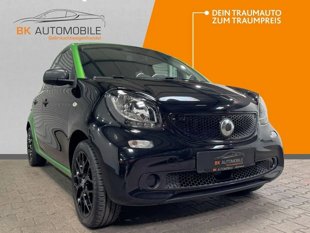 Gebraucht Smart ForFour Electric Drive 60 kW (82 PS) 2017 Grün Kleinwagen
