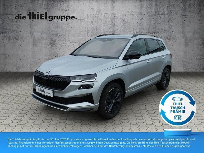 Silber Gebraucht 2024 Skoda Karoq SportLine SUV | 36.990 € (Fairer Preis) - Bild 1/4