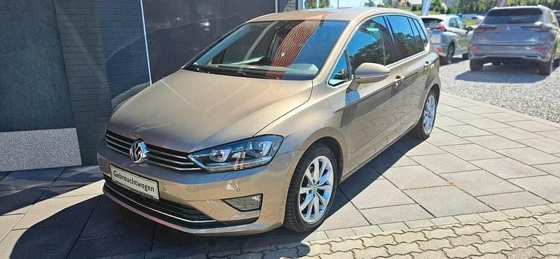 Gold Gebraucht 2014 VW Golf Sportsvan Highline Van / Kleinbus | 13.890 € (Fairer Preis) - Bild 1/4