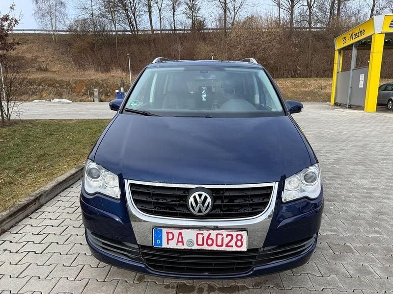 Gebraucht VW Touran United 140 PS (102 kW) 2009 Blau Van / Kleinbus