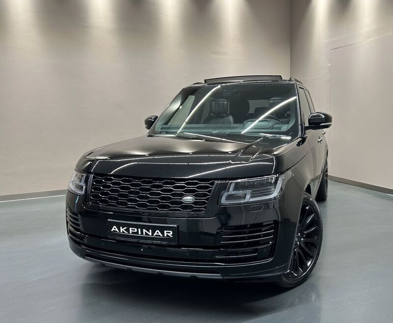 Schwarz santorini black metallic Gebraucht 2019 Land Rover Range Rover Autobiography SUV | 66.800 € (Etwas zu teuer) - Bild 1/4
