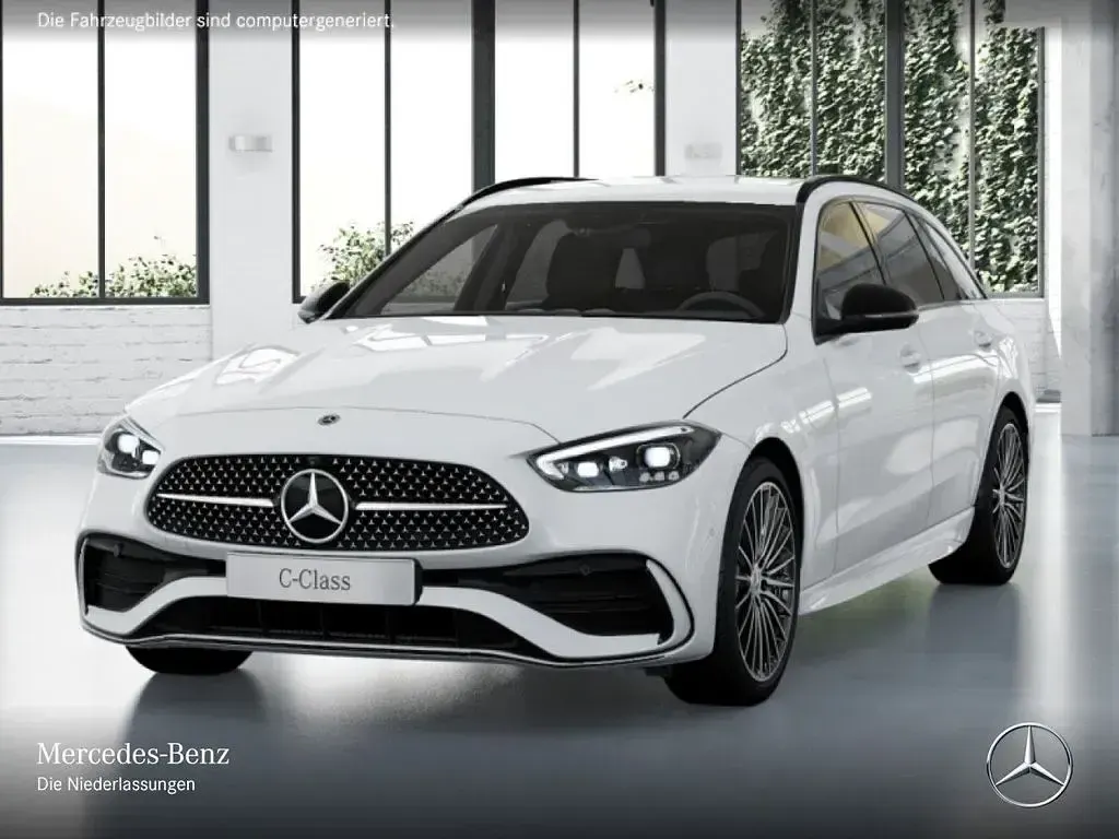 Gebraucht Mercedes C220 AMG 200 PS (147 kW) 2026 Weiß Limousine