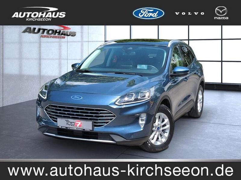 Blau Gebraucht 2021 Ford Kuga Titanium X SUV | 18.950 € (Guter Preis) - Bild 1/4
