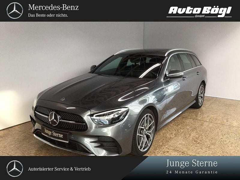 Grau Gebraucht 2022 Mercedes E200 AMG line Limousine | 35.980 € (Guter Preis) - Bild 1/4
