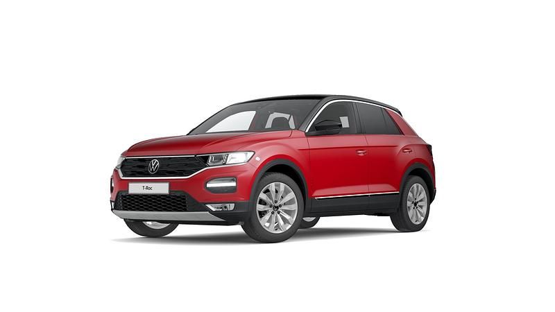 Rot Gebraucht 2021 VW T-Roc Sport SUV | 20.690 € (Guter Preis) - Bild 1/3