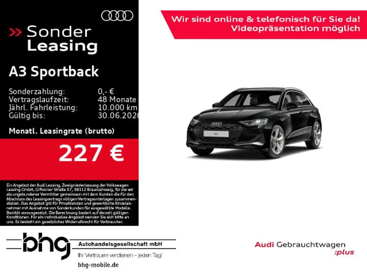 Gebraucht Audi A3 Advanced Plus 116 PS (85 kW) 2025 Limousine