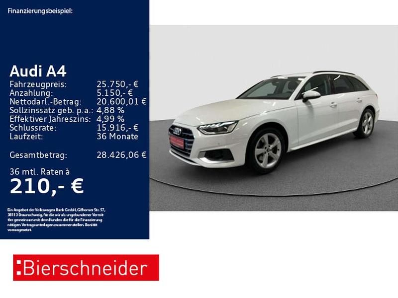 Weiss Gebraucht 2022 Audi A4 Advanced Kombi | 25.750 € (Guter Preis) - Bild 1/3
