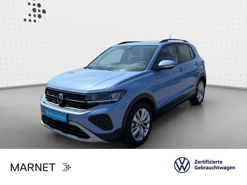 Clear blue metallic Gebraucht 2024 VW T-Cross Life SUV | 23.930 € (Fairer Preis) - Bild 1/3