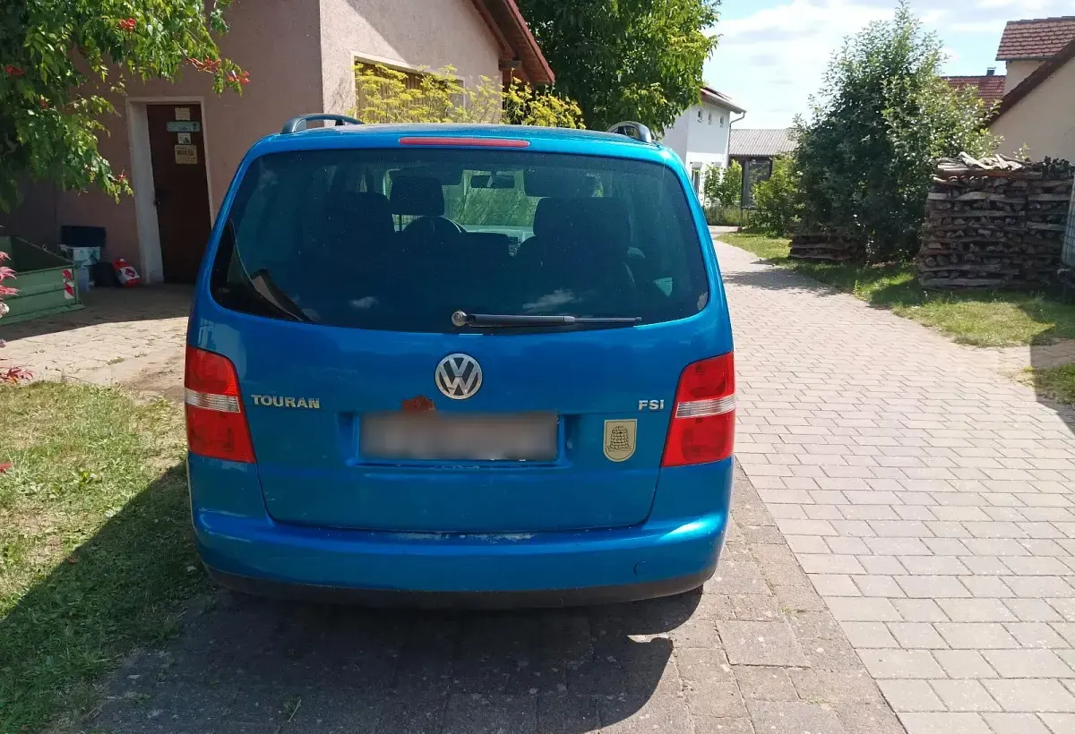 Gebraucht VW Touran 115 PS (84 kW) 2005 Blau Van / Kleinbus