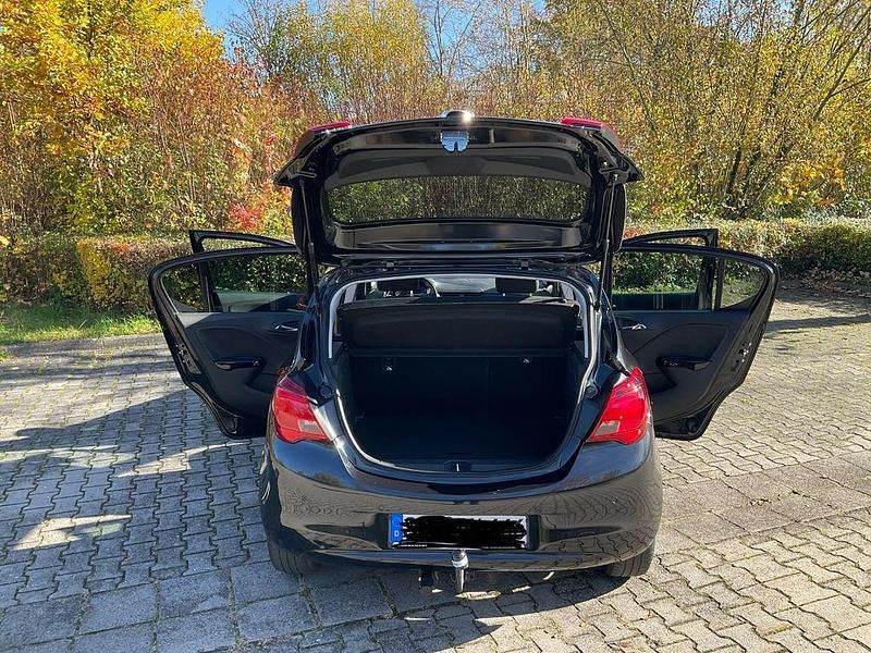 Gebraucht Opel Corsa drive 90 PS (66 kW) 2016 Schwarz Kleinwagen