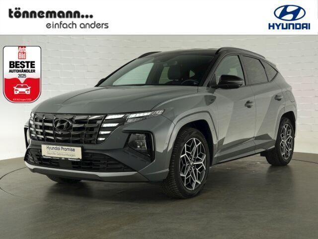 Grau Gebraucht 2023 Hyundai Tucson N Line SUV | 36.424 € (Teuer) - Bild 1/3