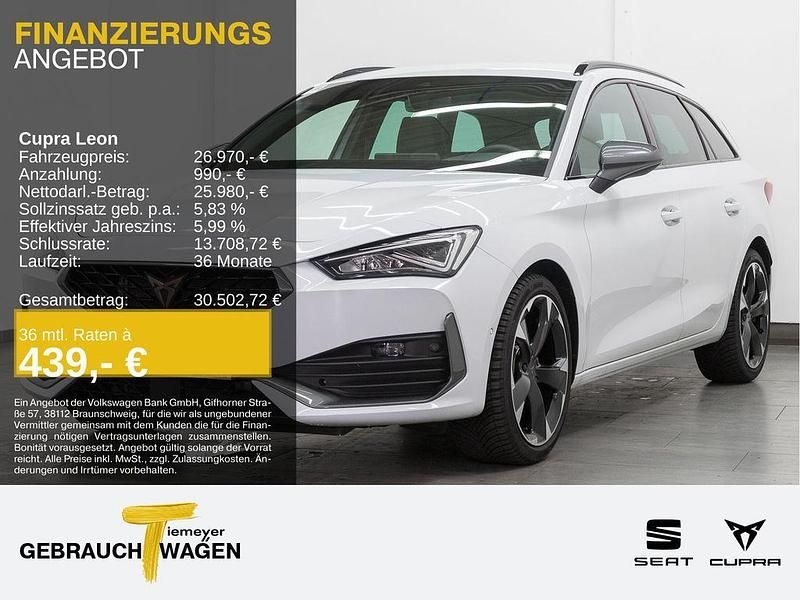 Weiß Gebraucht 2024 Cupra Leon Kombi | 26.970 € (Guter Preis) - Bild 1/4