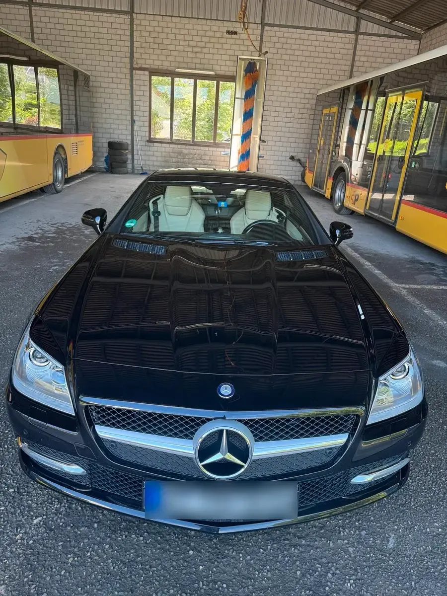 Gebraucht Mercedes SLK200 186 PS (136 kW) 2011 Schwarz Cabrio