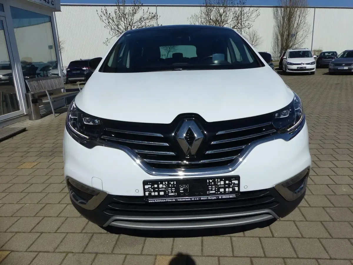 Gebraucht Renault Espace Intens 200 PS (147 kW) 2017 Weiß Van / Kleinbus