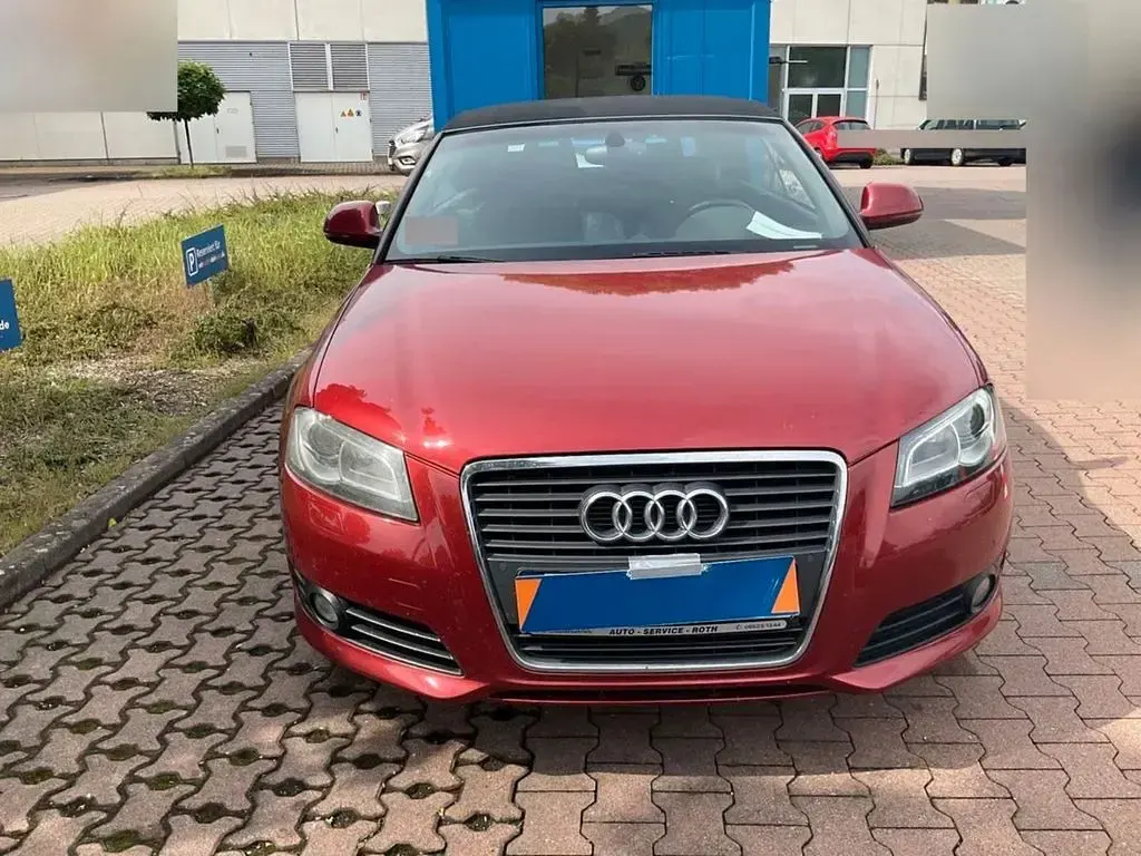 Gebraucht Audi A3 Cabriolet S-Line 160 PS (117 kW) 2009 Rot Cabrio