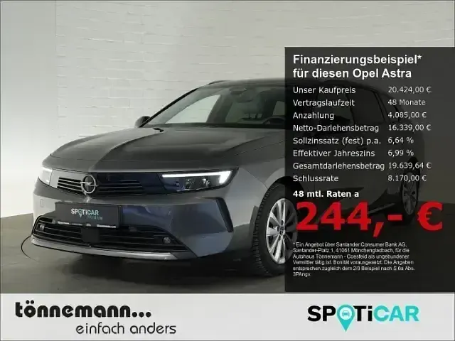Usata Opel Astra Elegance 131 CV (96 kW) 2023 Utilitaria