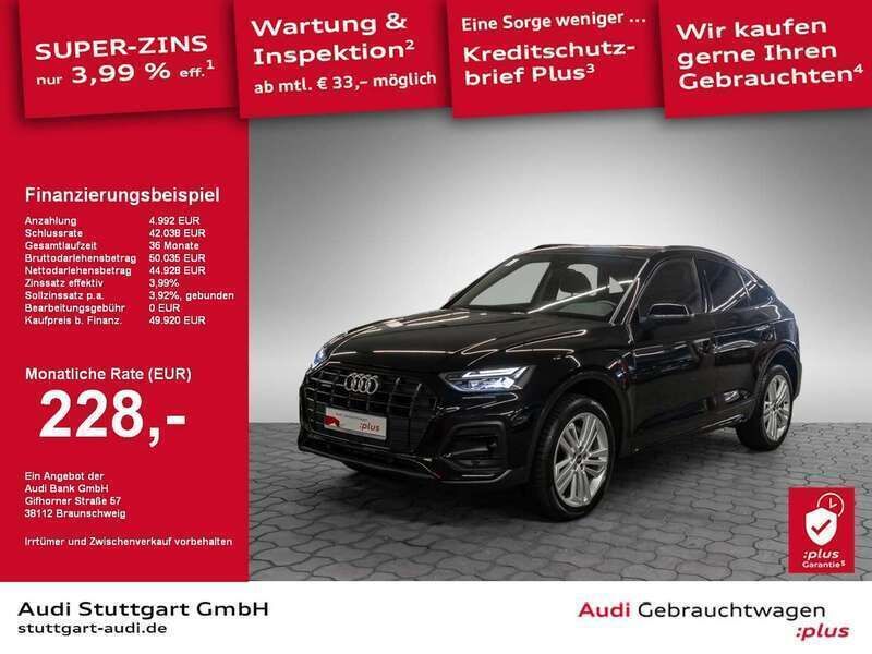Mythosschwarz metallic Gebraucht 2024 Audi Q5 Sportback Ambiente SUV | 52.920 € (Etwas zu teuer) - Bild 1/2