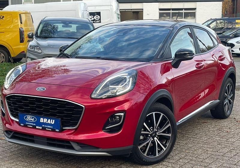 Rot Gebraucht 2022 Ford Puma Titanium SUV | 20.990 € (Fairer Preis) - Bild 1/4