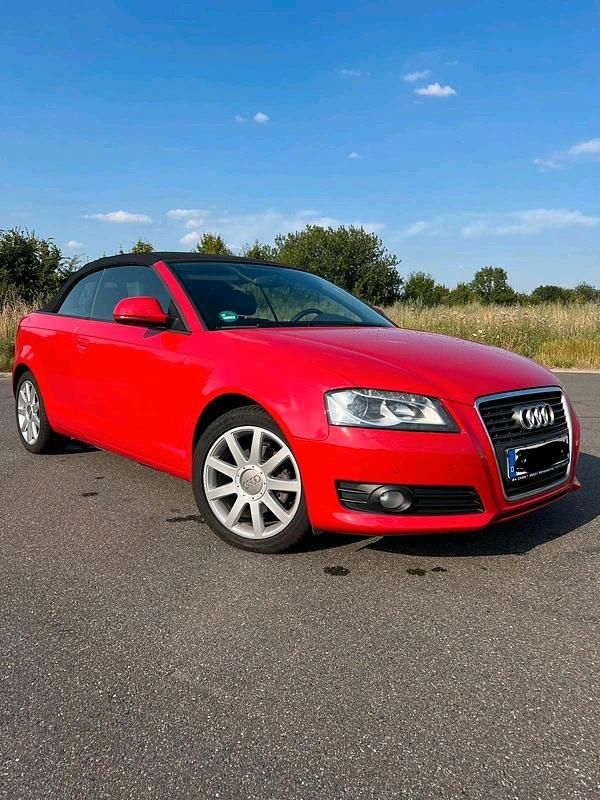 Rot Gebraucht 2009 Audi A3 Cabriolet Cabrio | 4.000 € (Superpreis) - Bild 1/4