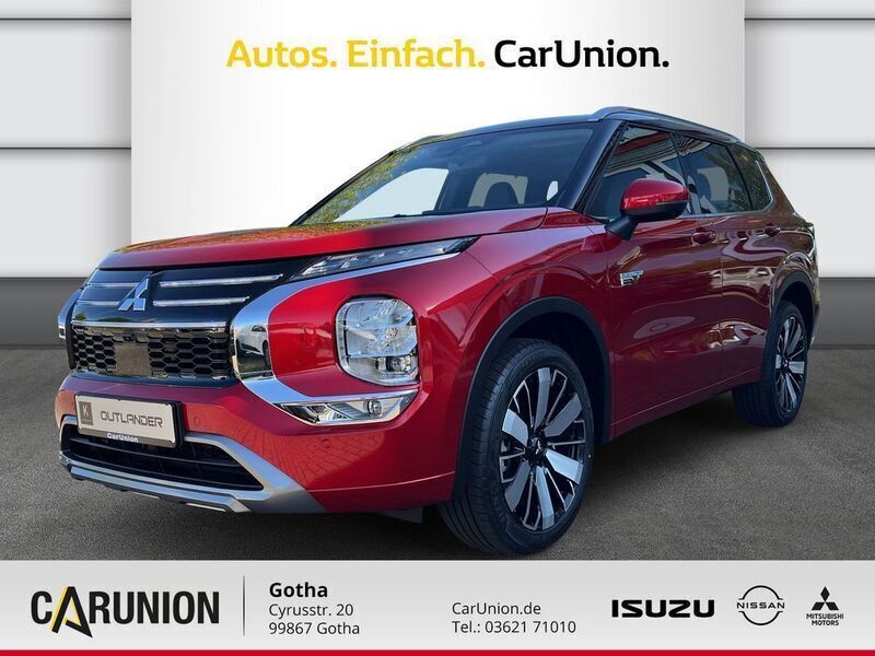 Rot Neu 2025 Mitsubishi Outlander P-HEV Top Limousine | 56.480 € (Teuer) - Bild 1/4