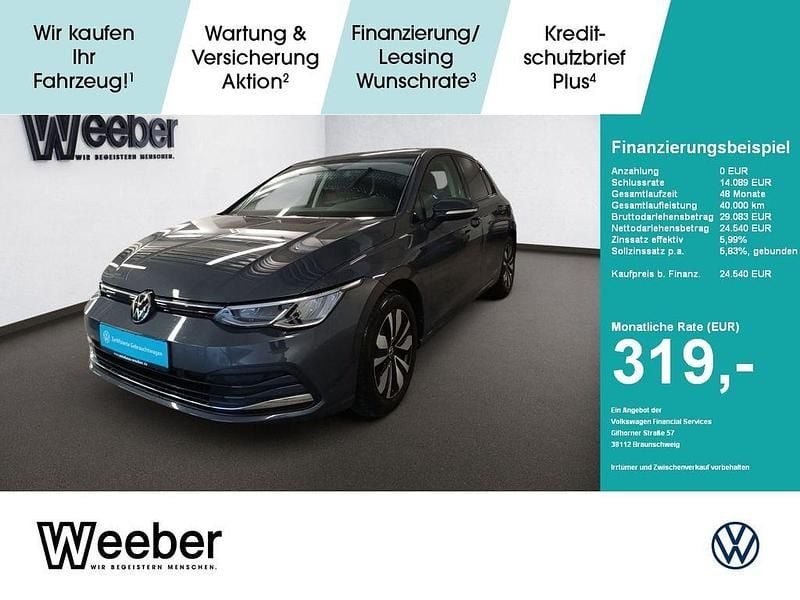 Gebraucht VW Golf VIII Move 150 PS (110 kW) 2023 Delfingrau (metallic) Limousine