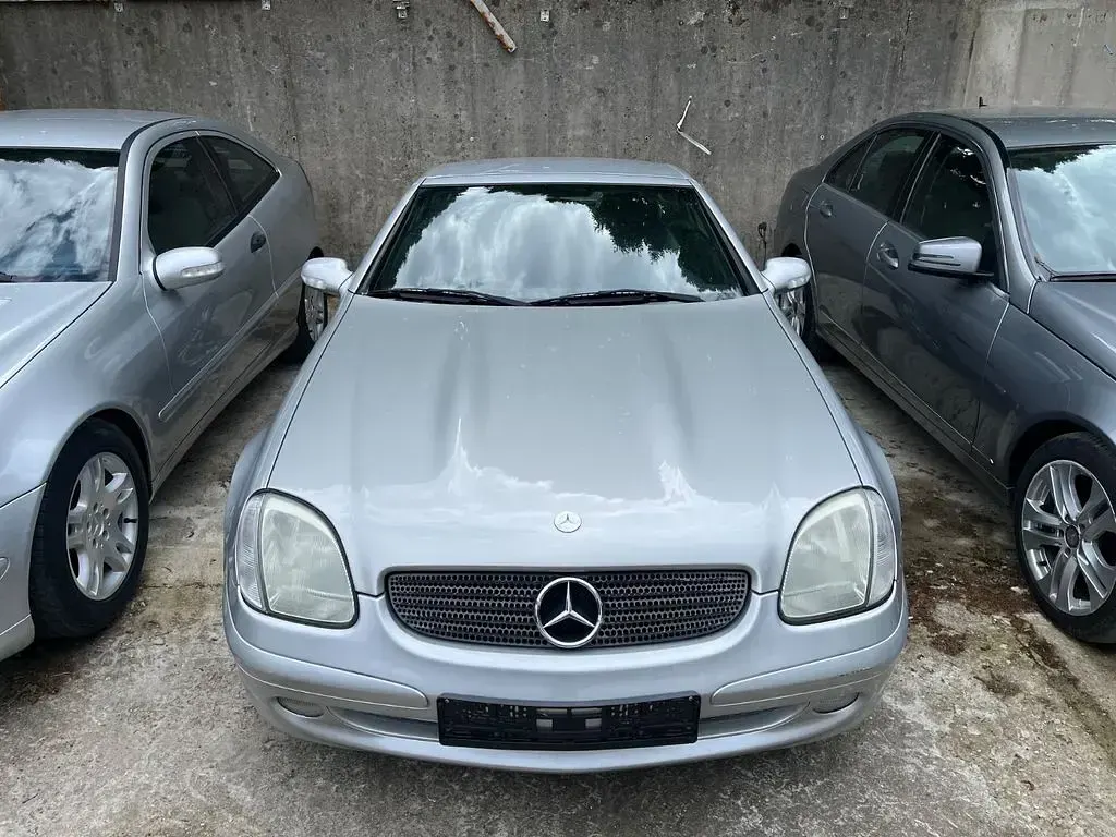 Gebraucht Mercedes SLK200 Edition 163 PS (119 kW) 2001 Silber Cabrio