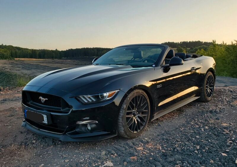 Schwarz Gebraucht 2017 Ford Mustang GT Cabrio | 36.690 € (Guter Preis) - Bild 1/4