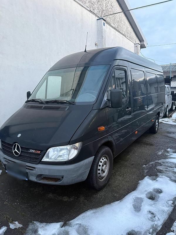 Schwarz Gebraucht 2005 Mercedes Sprinter Van | 5.800 € (Superpreis) - Bild 1/4