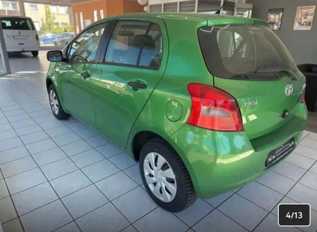 Gebraucht Toyota Yaris 69 PS (50 kW) 2007 Grün Kleinwagen