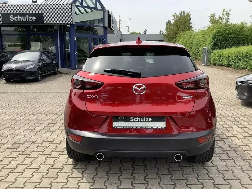 Gebraucht Mazda CX-3 Selection 121 PS (88 kW) 2021 Magmarot metallic SUV