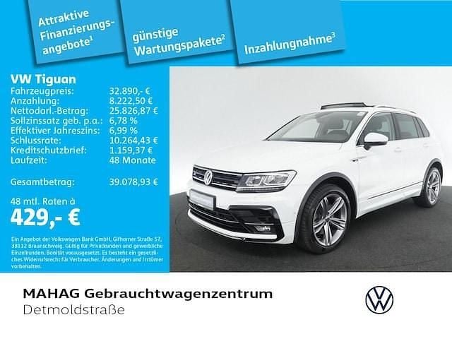 Pure white Gebraucht 2020 VW Tiguan R SUV | 32.890 € (Superpreis) - Bild 1/2