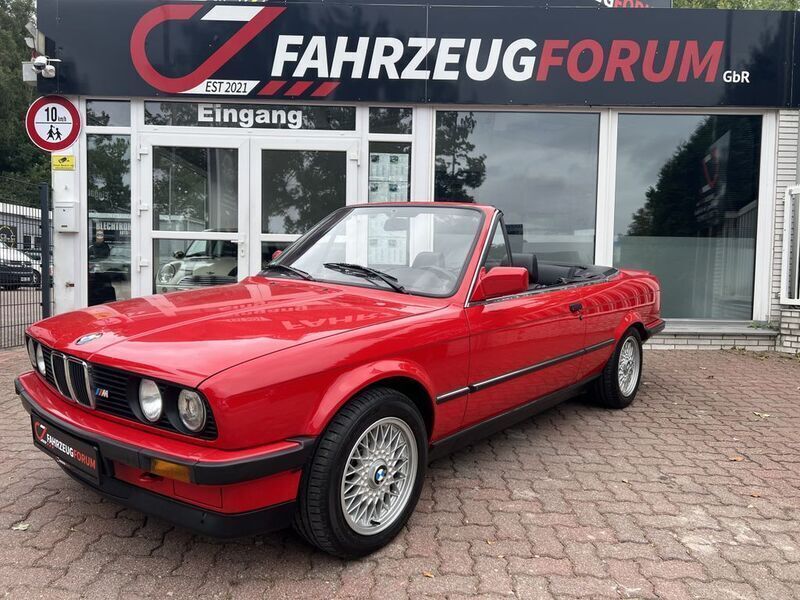 Rot Gebraucht 1990 BMW 320 Cabriolet Sport Line Cabrio | 18.900 € - Bild 1/4