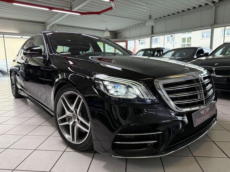Schwarz Gebraucht 2019 Mercedes S350 AMG line Limousine | 48.900 € (Superpreis) - Bild 1/4