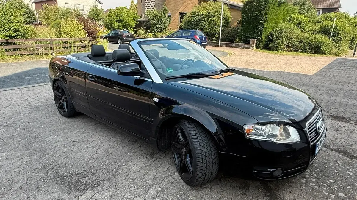Gebraucht Audi A4 Cabriolet 140 PS (102 kW) 2009 Schwarz Cabrio