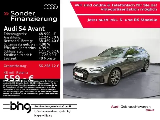 Gebraucht Audi S4 Advanced 341 PS (250 kW) 2024 Grau Kombi